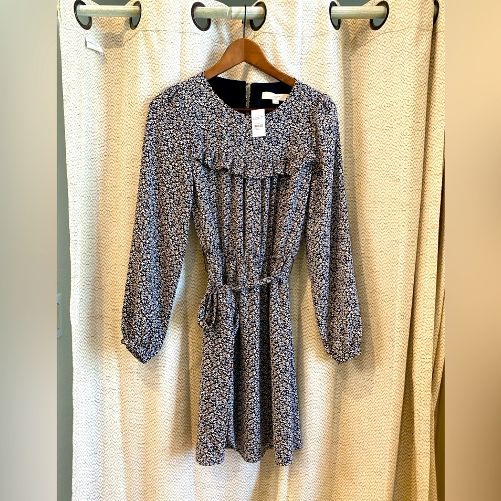 LOFT floral dress *New* with tags!